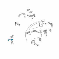 OEM 2005 Scion tC Door Check Diagram - 68610-21021