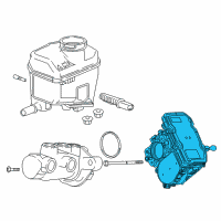 OEM 2017 Cadillac CT6 ABS Control Module Diagram - 84645776