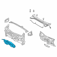 OEM Hyundai Veloster N Insulator-Dash Panel Diagram - 84124-K9000