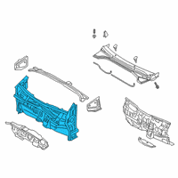 OEM Hyundai Veloster N Panel Complete-Dash Diagram - 64300-K9000