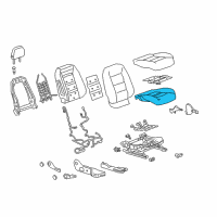 OEM 2018 Chevrolet Equinox Passenger Discriminating Sensor Diagram - 84646529