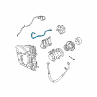 OEM Chrysler LHS Line-Air Conditioning Suction Diagram - 4758337AD