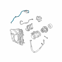 OEM 1999 Chrysler LHS Line-A/C Liquid Diagram - 5003981AA