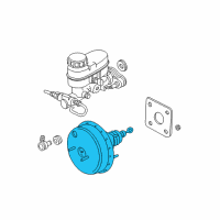 OEM 2002 Chrysler PT Cruiser Brake Booster Diagram - 5017971AB