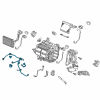 OEM Honda Civic Wire Harn A/C Sub Diagram - 80650-TR6-A70