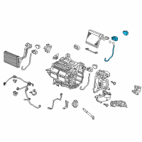 OEM Honda Civic Valve Assembly, Expansion Diagram - 80221-TR3-A01