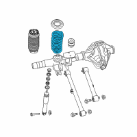 OEM Ram 2500 Rear Coil Spring Diagram - 68091212AA