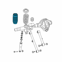 OEM 2020 Ram 2500 Rear Coil Spring Diagram - 68349603AA