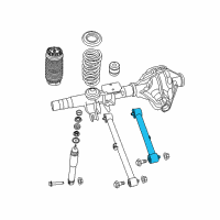 OEM 2015 Ram 2500 Suspension Control Arm Rear Upper Diagram - 4877143AA