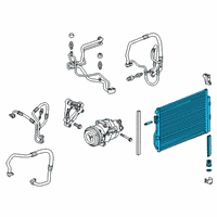 OEM 2015 Chevrolet Sonic Condenser Diagram - 95286873