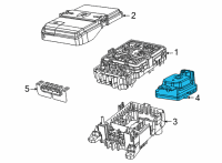 OEM Jeep Grand Cherokee L DUAL BATTERY SWITCH Diagram - 68477805AC