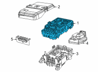 OEM Jeep Grand Cherokee L Fuse Box Diagram - 68366495AC