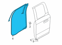 OEM 2021 Ford F-150 WEATHERSTRIP Diagram - ML3Z-1825324-A