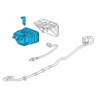 OEM Chevrolet Colorado Vapor Canister Diagram - 84835955