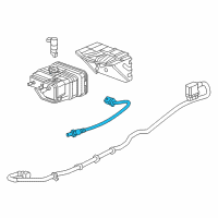 OEM Chevrolet Silverado 3500 HD Upper Oxygen Sensor Diagram - 12643707