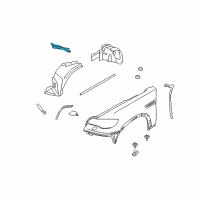 OEM 2018 BMW X5 Supplementary Part, Wheel Arch, Left Diagram - 51-71-7-325-401