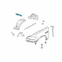 OEM 2014 BMW X6 Supplementary Part, Wheel Arch, Left Diagram - 51-71-7-325-401
