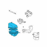 OEM Toyota Solara Cleaner Assy, Air Diagram - 17700-03100