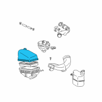 OEM 1997 Toyota Camry Cap Sub-Assy, Air Cleaner Diagram - 17705-03090