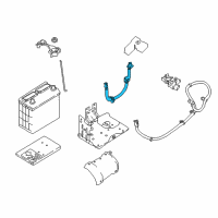 OEM Nissan Leaf Cable Assembly-Battery To STARTOR Motor Diagram - 24105-3NF0A