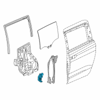 OEM 2020 Chrysler Voyager Window Regulator 6 Pin Motor Diagram - 68314760AA