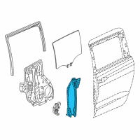 OEM 2020 Chrysler Voyager Sliding Door Window Regulator Diagram - 68314759AA