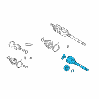 OEM Toyota Inner Joint Diagram - 43030-12070