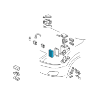 OEM 2008 Lexus RX400h Block, Engine Room Junction Diagram - 82721-48061