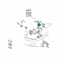 OEM 2006 Lexus RX400h Block Assy, Fusible Link Diagram - 82620-48050