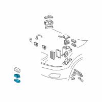 OEM 2006 Lexus RX400h Block, Engine Room Relay, NO.3 Diagram - 82602-48030