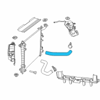 OEM Jeep Hose-Radiator Inlet Diagram - 55038022AB