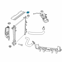 OEM 1999 Jeep Grand Cherokee Radiator Cap Diagram - 52028974AA