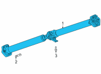 OEM Cadillac CT5 Drive Axle Diagram - 85514209