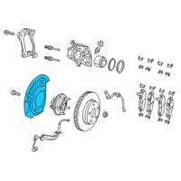 OEM 2021 Jeep Cherokee Shield-Splash Diagram - 68290028AA