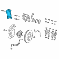 OEM 2021 Jeep Cherokee Adapter-Disc Brake CALIPER Diagram - 68212012AA