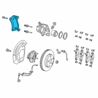 OEM 2014 Jeep Cherokee Adapter-Disc Brake CALIPER Diagram - 68212012AA