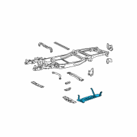 OEM 2002 Ford F-150 Skid Plate Diagram - XL3Z-9A147-BA