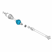 OEM 2019 BMW X6 Repair Kit Bellows, Exterior Diagram - 31-60-7-608-096