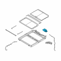 OEM Ram 1500 Classic Motor-SUNROOF Diagram - 68229897AA