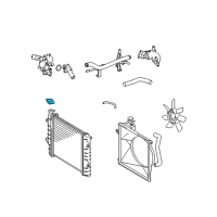 OEM Lexus Cap Sub-Assy, Radiator Diagram - 16401-30020