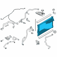 OEM 2015 Ford Escape Radiator Diagram - CV6Z-8005-B