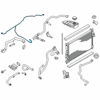 OEM 2016 Ford Transit Connect Return Hose Diagram - CV6Z-8B081-X