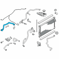 OEM 2014 Ford Transit Connect Lower Hose Diagram - DV6Z-8260-C