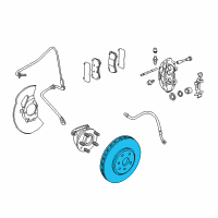 OEM 2011 Cadillac CTS Rotor Diagram - 19419984