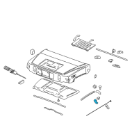 OEM Hummer Latch, Hood Primary Diagram - 15798164