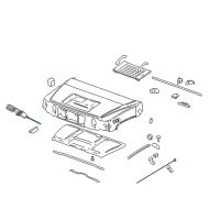 OEM 2009 Hummer H2 Cable, Hood Open Check Diagram - 15146196