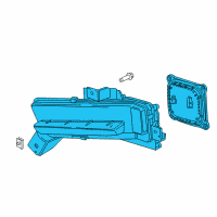 OEM 2018 Chevrolet Camaro Daytime Run Lamp Diagram - 84211957