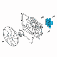 OEM Hyundai Veloster Fan Controller Diagram - 25385-B5300