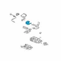 OEM Honda Accord Valve, Purge Control Solenoid Diagram - 36162-RAA-A01