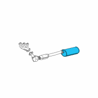 OEM 1997 Ford F-150 Exhaust Pipe Diagram - F65Z5230SF